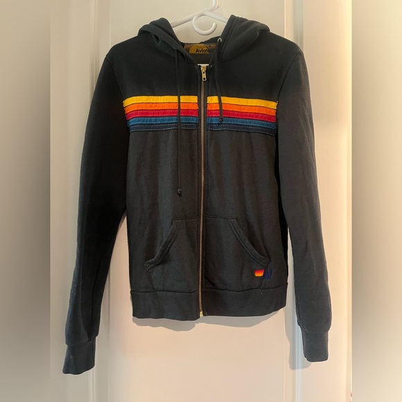 Aviator Nation Jackets & Blazers - Aviator Nation 5 Striped Jacket hoodie